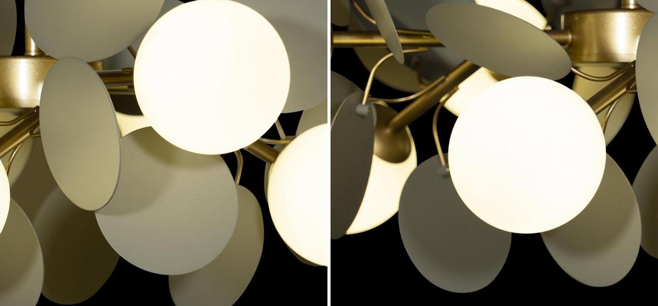 Люстра MATISSE Chandelier Gray 8 ламп - фото №1