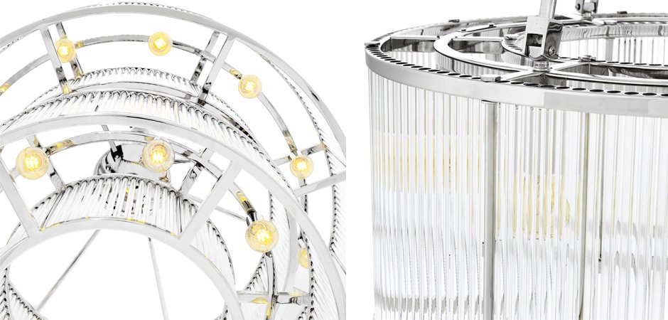 Люстра Chandelier Bernardi Nickel - Loft-Concept в Твери