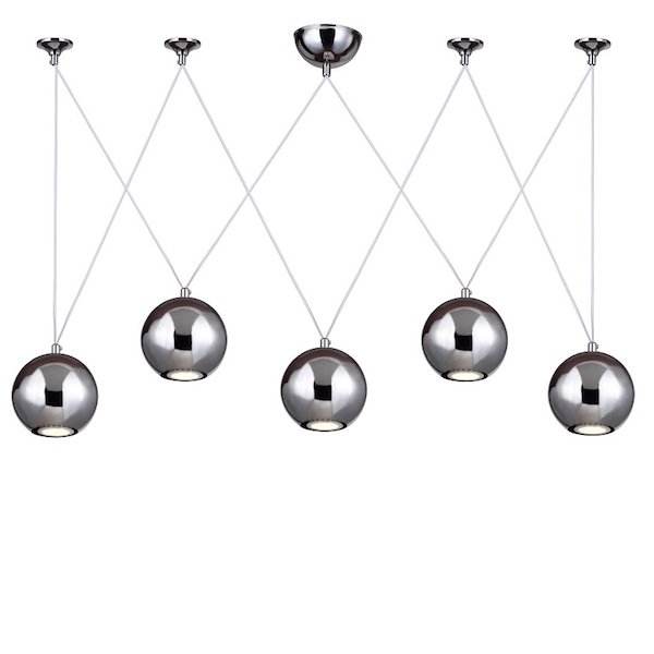 Подвесной светильник Multisphere Pendant Silver 5 Подвесной светильник Multisphere Pendant Silver 5 в Твери | Loft Concept