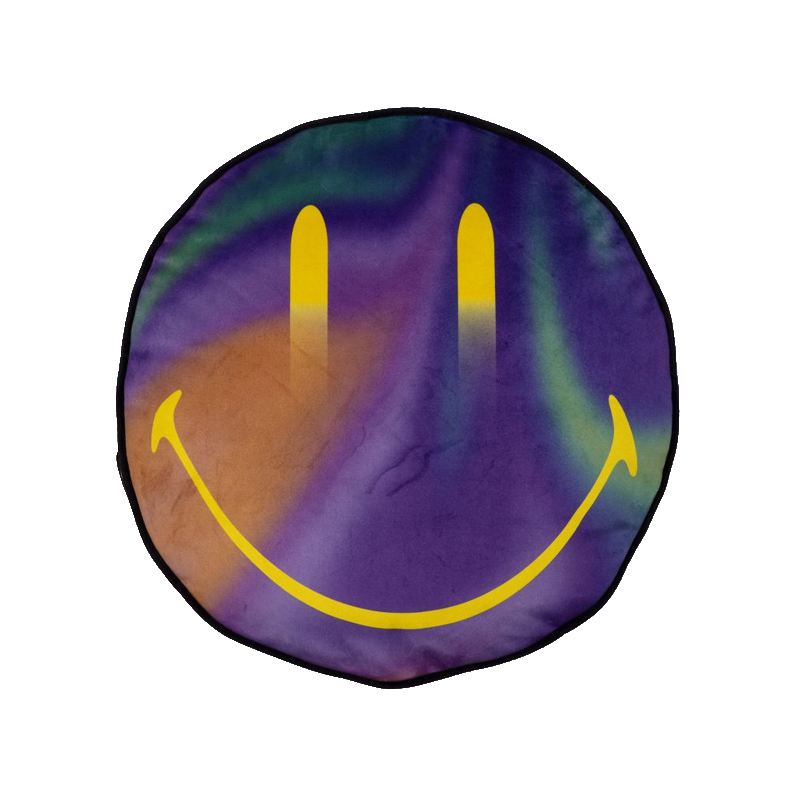Подушка Gradient Cushion Smiley Желтый Черный Синий Подушка Gradient Cushion Smiley Желтый Черный Синий в Твери | Loft Concept
