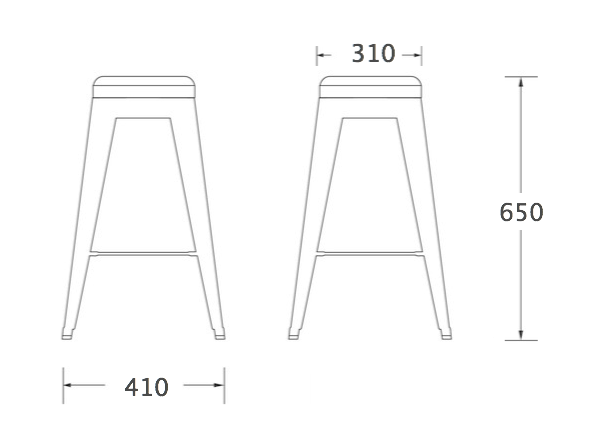 Барный стул Tolix Bar Stool 65 Барный стул Tolix Bar Stool 65 в Твери
