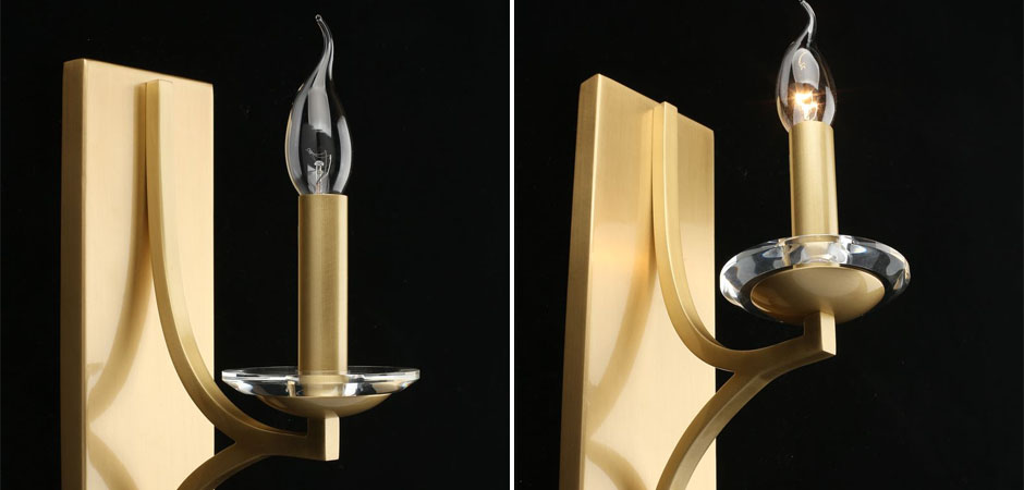 Бра Ancient Sophistication Brass с Хрустальным декором Бра Ancient Sophistication Brass с Хрустальным декором - Loft-Concept в Твери