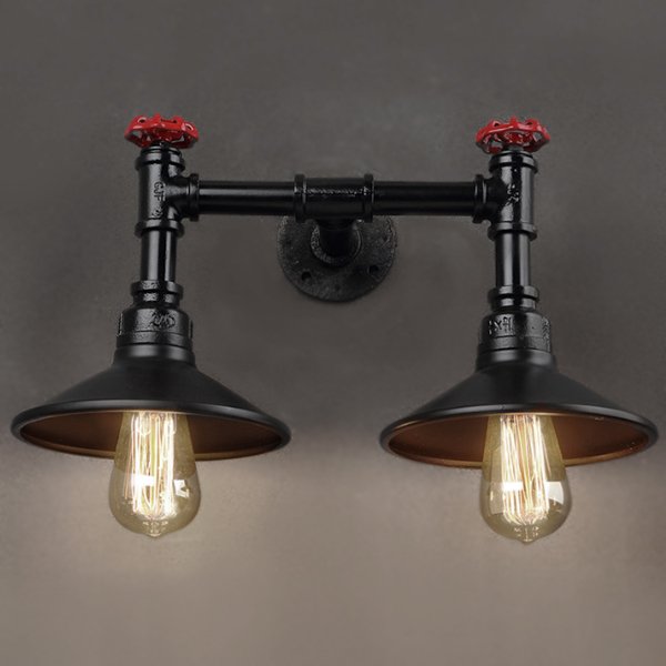 Бра Pipeline Valve Red and black Бра Pipeline Valve Red and black в Твери | Loft Concept