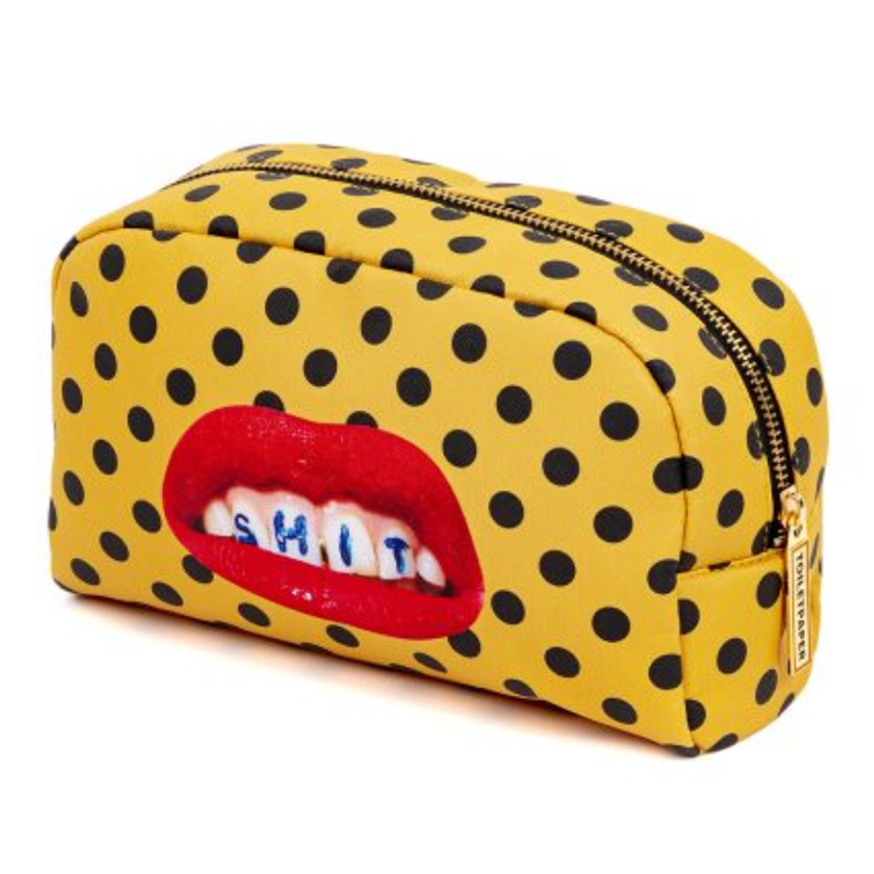 Seletti Косметичка Beauty Case Shit  Желтый в Твери | Loft Concept 