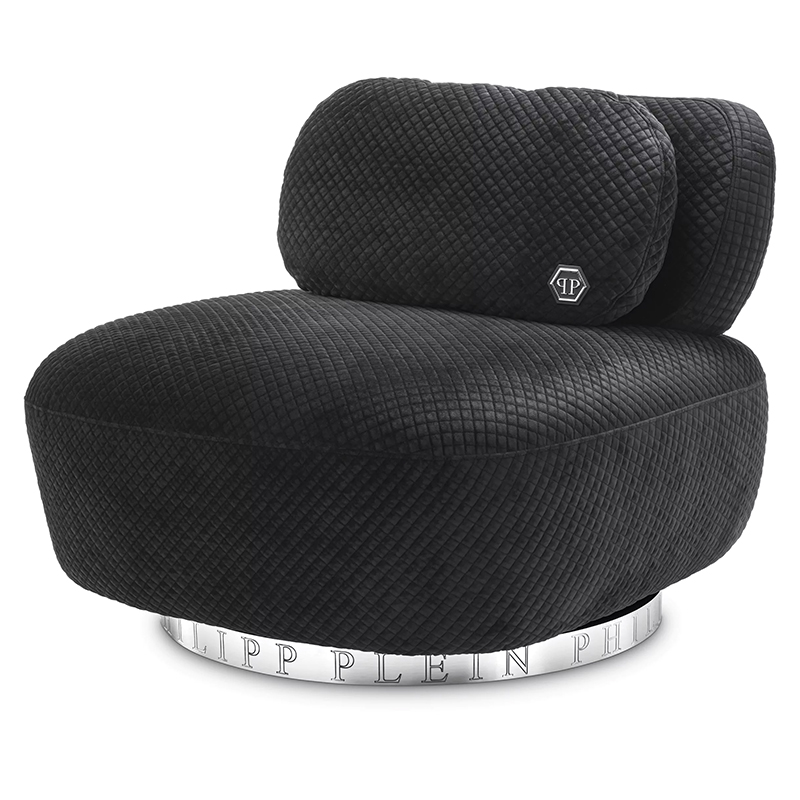 Кресло Philipp Plein Chair Signature Черный Хром Кресло Philipp Plein Chair Signature Черный Хром в Твери | Loft Concept