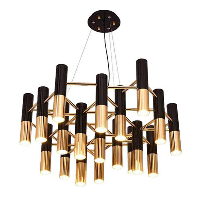 Люстра IKE Delightfull Gold & Black Черный Золотой Люстра IKE Delightfull Gold & Black Черный Золотой в Твери | Loft Concept