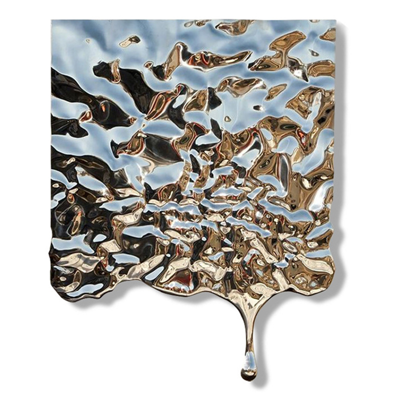 Арт-объект РТУТЬ Abstract Metal Mercury Wave Арт-объект РТУТЬ Abstract Metal Mercury Wave в Твери | Loft Concept