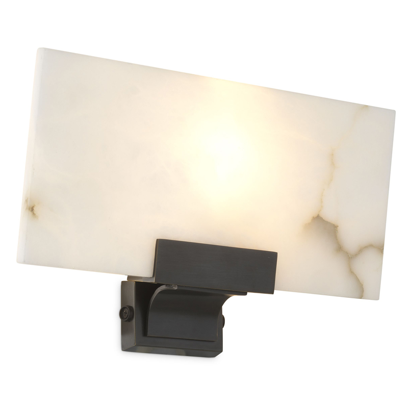 Бра Eichholtz Wall Lamp Zen Темная бронза Белый Бра Eichholtz Wall Lamp Zen Темная бронза Белый в Твери | Loft Concept