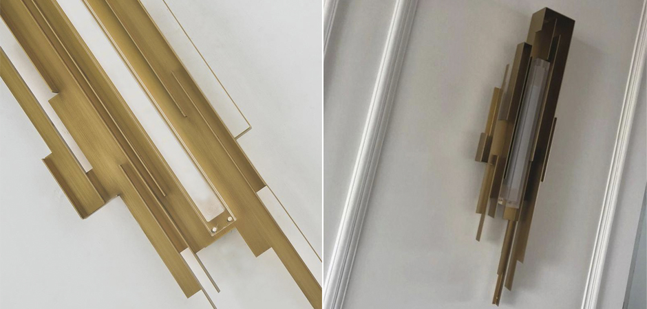 Бра Flowing Metal Sconce Бра Flowing Metal Sconce - Loft-Concept в Твери