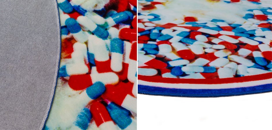 Ковер Seletti Round Rug Cat Ковер Seletti Round Rug Cat - Loft-Concept в Твери