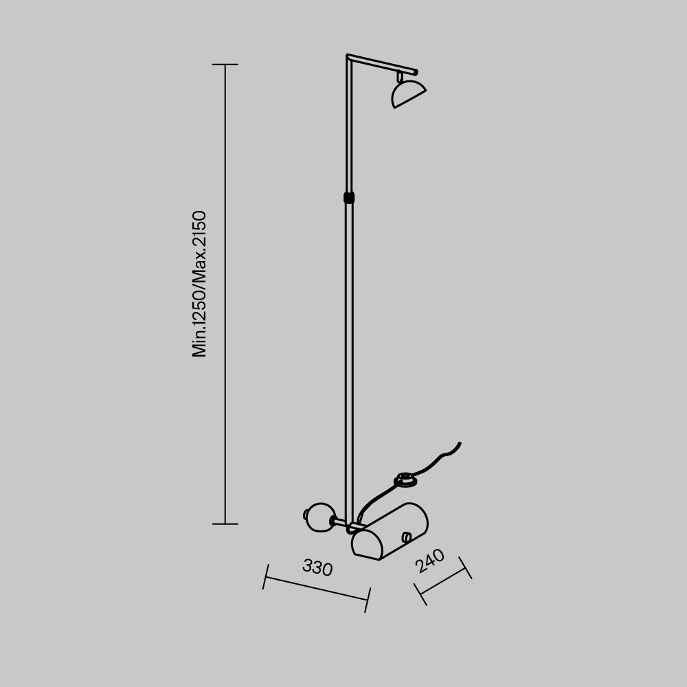 Напольный светильник Pikant 3000К 13Вт в Твери