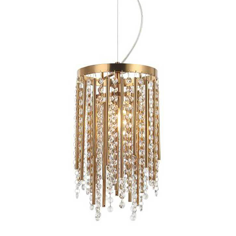 Подвесной светильник Crystal Wind Chimes Bronze Hanging Lamp Бронза Прозрачный Подвесной светильник Crystal Wind Chimes Bronze Hanging Lamp Бронза Прозрачный в Твери | Loft Concept
