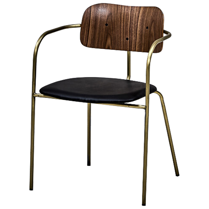 Стул Pilar Loft Stool black Черный Коричневый Бронза Стул Pilar Loft Stool black Черный Коричневый Бронза в Твери | Loft Concept
