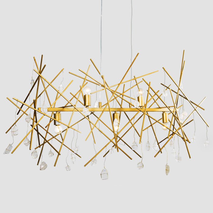 Люстра Locust Thorn and Stone CHANDELIER Бронза Прозрачное Стекло Люстра Locust Thorn and Stone CHANDELIER Бронза Прозрачное Стекло в Твери | Loft Concept