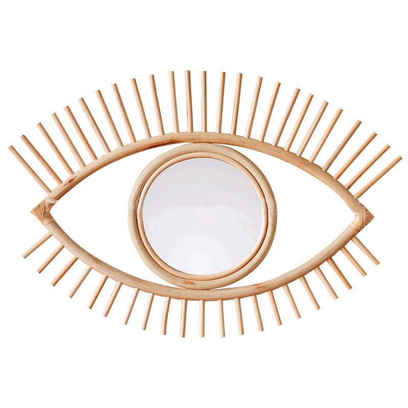 Зеркало Eye Wicker Mirror Древесина Зеркало Eye Wicker Mirror Древесина в Твери | Loft Concept