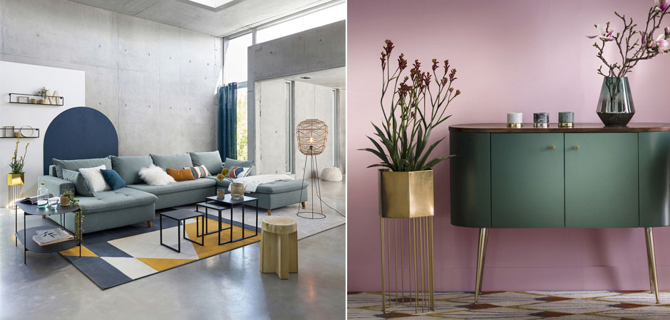 Ваза Vase On A Metal Stand Brass Ваза Vase On A Metal Stand Brass - Loft-Concept в Твери
