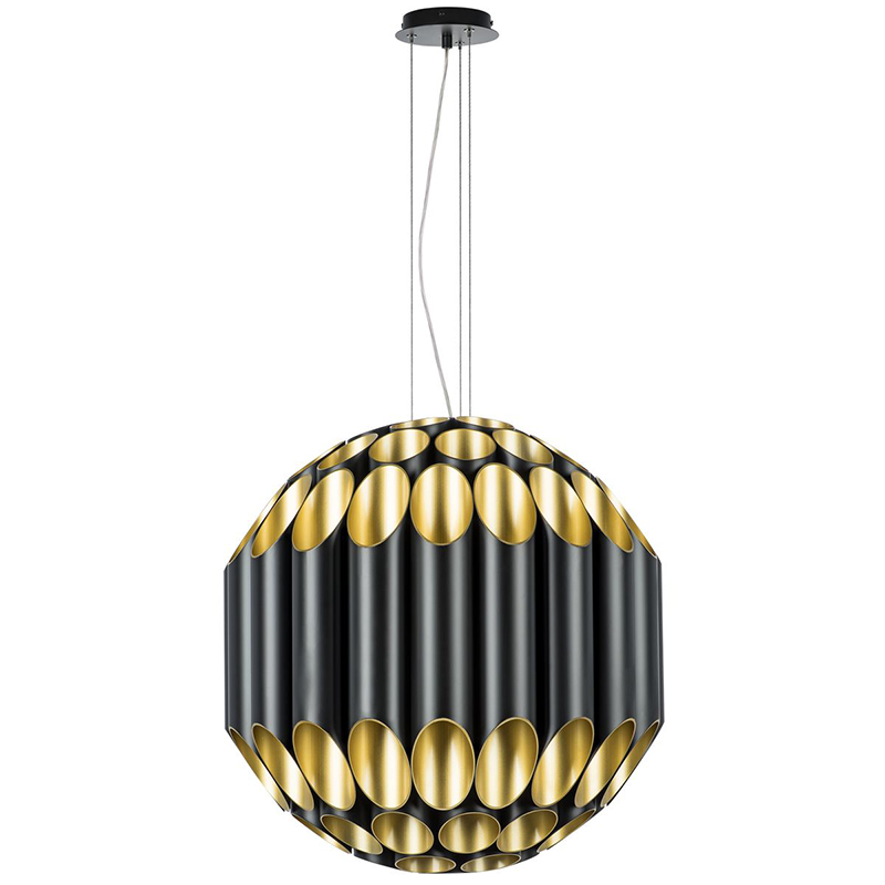 Люстра Garbi Black Pipe Organ Chandelier 80 Черный Золотой в Твери | Loft Concept 