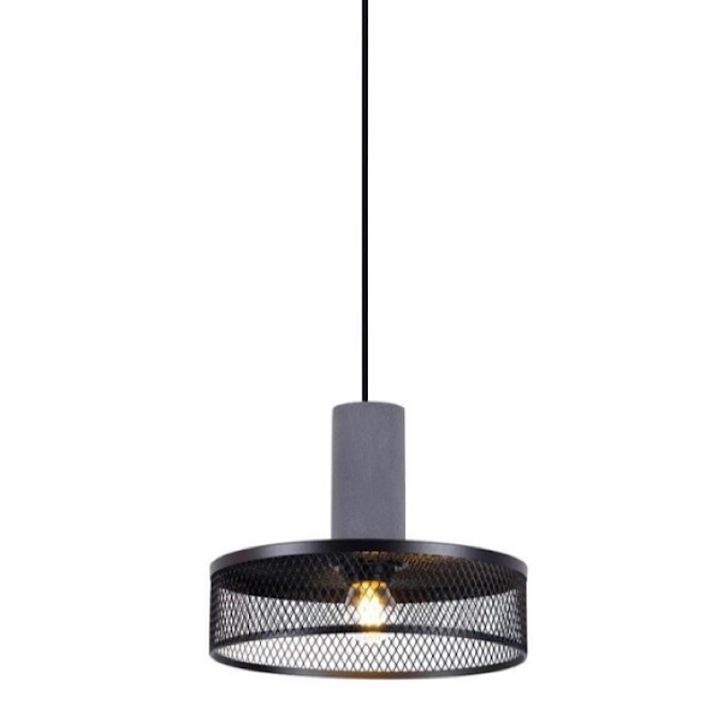 Подвесной светильник Loft Black Riveted Mesh Lighting Серый Черный матовый Подвесной светильник Loft Black Riveted Mesh Lighting Серый Черный матовый в Твери | Loft Concept
