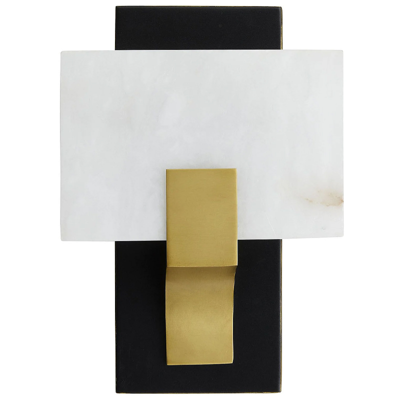 Бра LUNA SCONCE Латунь Белый Черный Бра LUNA SCONCE Латунь Белый Черный в Твери | Loft Concept