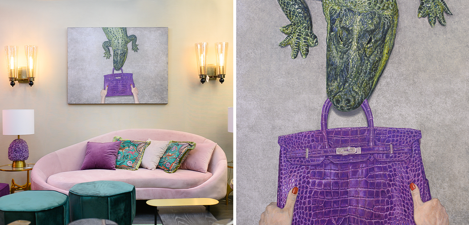 Картина Gator Birkin Hands - фото