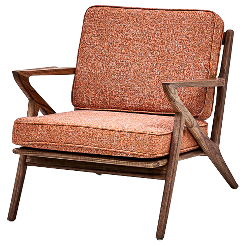 Кресло Raamsdonk Chair Коричневый Коралловый Кресло Raamsdonk Chair Коричневый Коралловый в Твери | Loft Concept