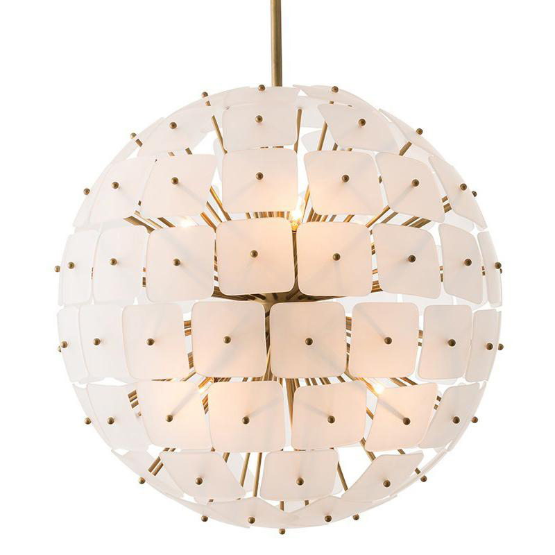 Люстра Sputnik Square Matt Chandelier Золотой Люстра Sputnik Square Matt Chandelier Золотой в Твери | Loft Concept