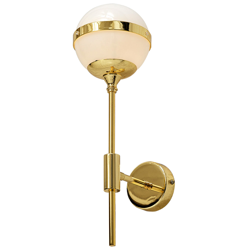 Бра Peggy Futura Gold Wall Lamp Золотой Белый Бра Peggy Futura Gold Wall Lamp Золотой Белый в Твери | Loft Concept