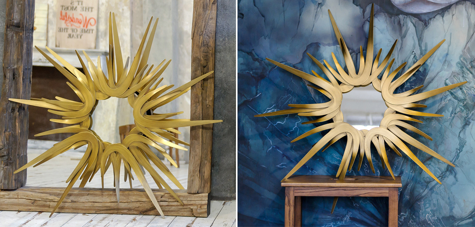 Зеркало Sharp Sun Mirror Зеркало Sharp Sun Mirror - Loft-Concept в Твери