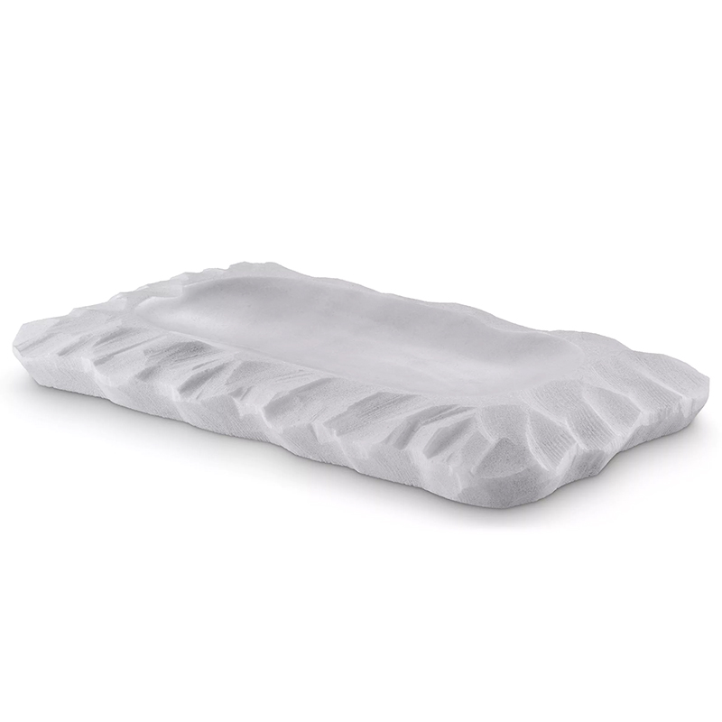 Поднос Eichholtz Tray Mauro White Белый Поднос Eichholtz Tray Mauro White Белый в Твери | Loft Concept