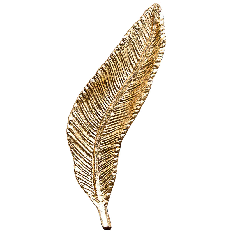 Аксессуар Gold Oblong Leaf Золотой Аксессуар Gold Oblong Leaf Золотой в Твери | Loft Concept
