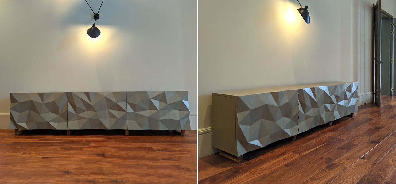 TV-тумба с большими угловыми фигурами Geometric Greece - фото №3