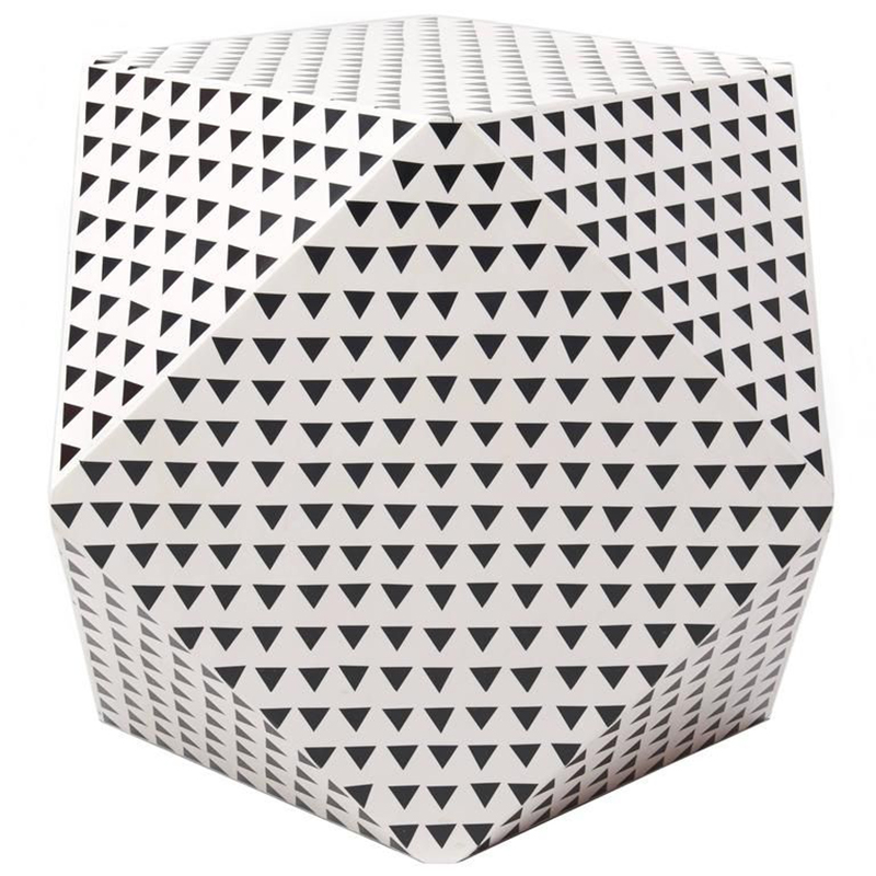 Triangular Black and White Geometric side table Черно-белый Triangular Black and White Geometric side table Черно-белый в Твери | Loft Concept