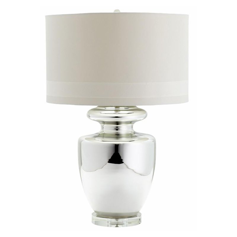 Настольная лампа Anfora Table Lamp Серебряный Белый Настольная лампа Anfora Table Lamp Серебряный Белый в Твери | Loft Concept