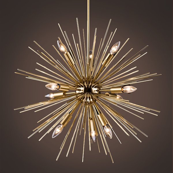 Люстра Astra Chandelier Sputnik Gold 60 Золотой Люстра Astra Chandelier Sputnik Gold 60 Золотой в Твери | Loft Concept