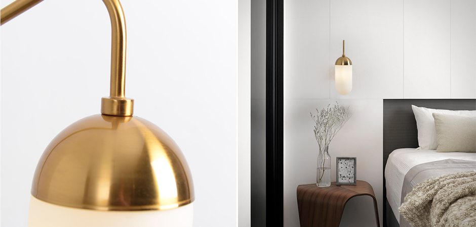 Бра Pelle Sconce short Gooseneck Clear Shade Бра Pelle Sconce short Gooseneck Clear Shade - Loft-Concept в Твери