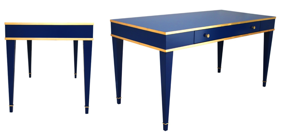 Письменный стол Kelly Desk Синий Письменный стол Kelly Desk Синий - Loft-Concept в Твери