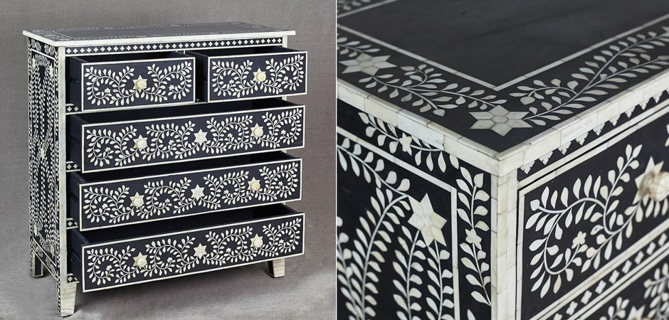 Комод Inlaid Bone Stars Комод Inlaid Bone Stars - Loft-Concept в Твери
