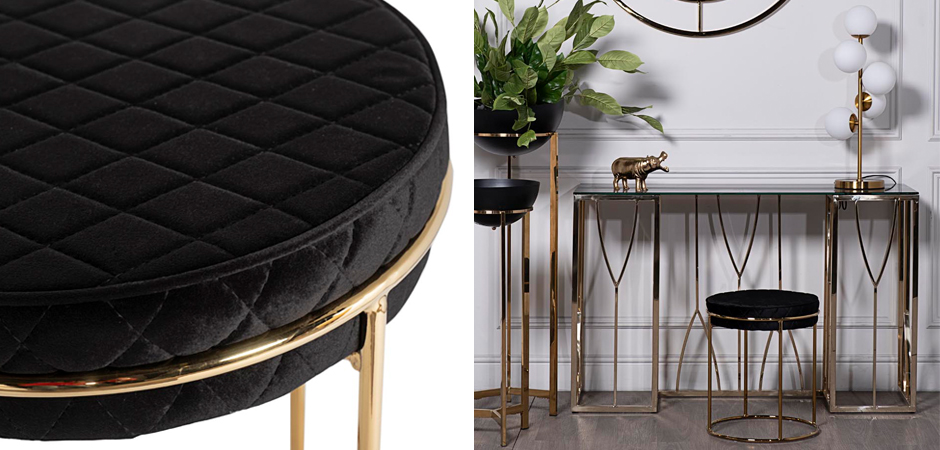 Пуф Rhombus Velours Black Пуф Rhombus Velours Black - Loft-Concept в Твери