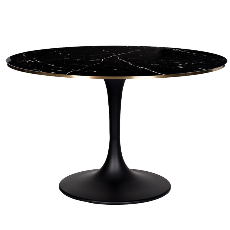 Стол Tulip black Marble 120 Золотой Черный Стол Tulip black Marble 120 Золотой Черный в Твери | Loft Concept