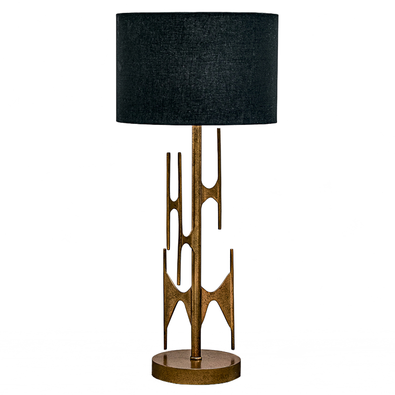 Настольная лампа Flabanico Table lamp Винтажная латунь Черный Настольная лампа Flabanico Table lamp Винтажная латунь Черный в Твери | Loft Concept