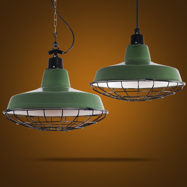 Подвесной светильник Loft Ber Cage Green Pendant Зеленый Подвесной светильник Loft Ber Cage Green Pendant Зеленый в Твери | Loft Concept