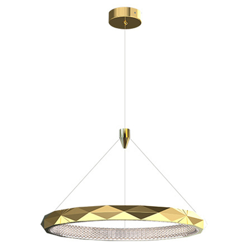 Люстра Horizontal Ring Gold Chandelier Золотой Люстра Horizontal Ring Gold Chandelier Золотой в Твери | Loft Concept