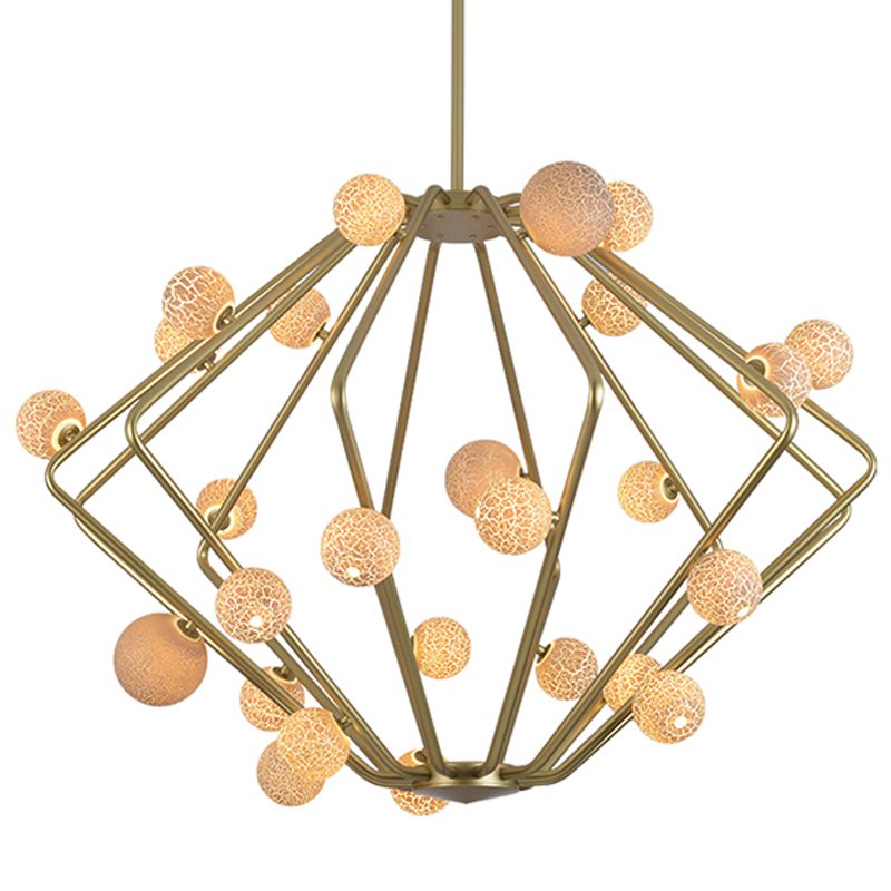 Люстра Cherry Bomb Cage Chandelier CB.29.01 Латунь Бежевый Люстра Cherry Bomb Cage Chandelier CB.29.01 Латунь Бежевый в Твери | Loft Concept