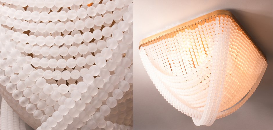 Люстра Cockle beaded ball ceiling lamp Люстра Cockle beaded ball ceiling lamp - Loft-Concept в Твери