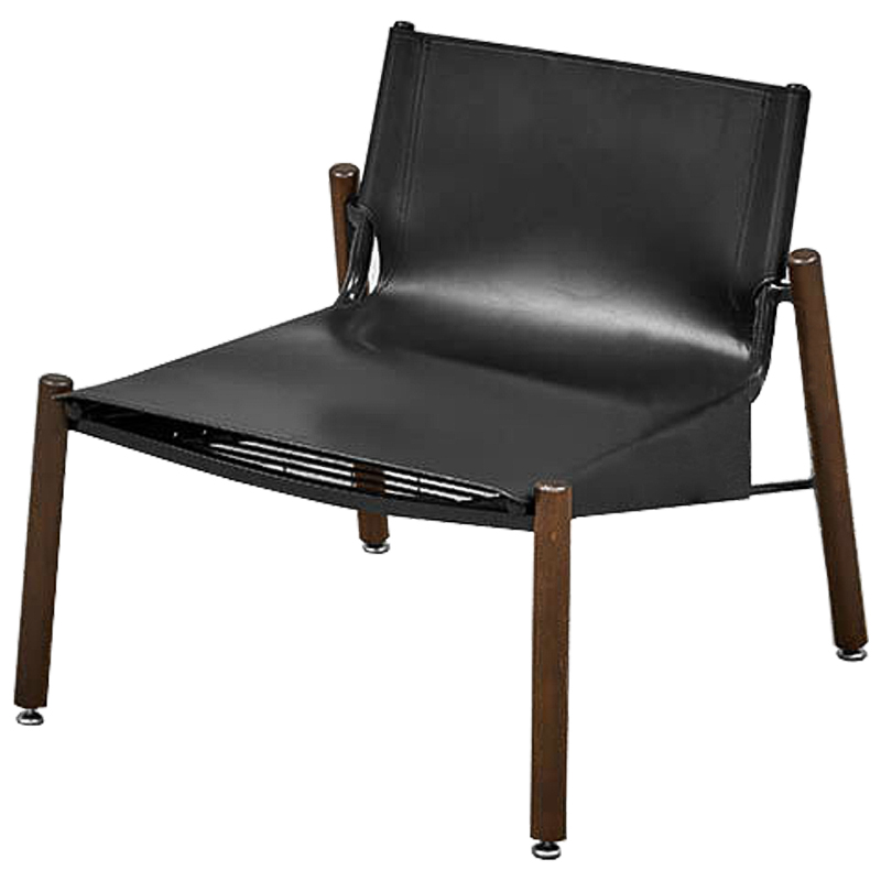 Кресло Adriano Chair Черный Коричневый Кресло Adriano Chair Черный Коричневый в Твери | Loft Concept