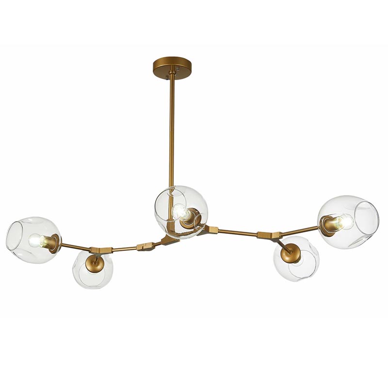 Люстра Branching Bubble Chandelier 5 gold Золотой Люстра Branching Bubble Chandelier 5 gold Золотой в Твери | Loft Concept