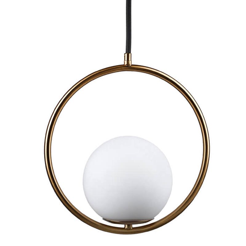 Подвесной светильник B.LUX C Ball circle copper Белый Медь в Твери | Loft Concept 