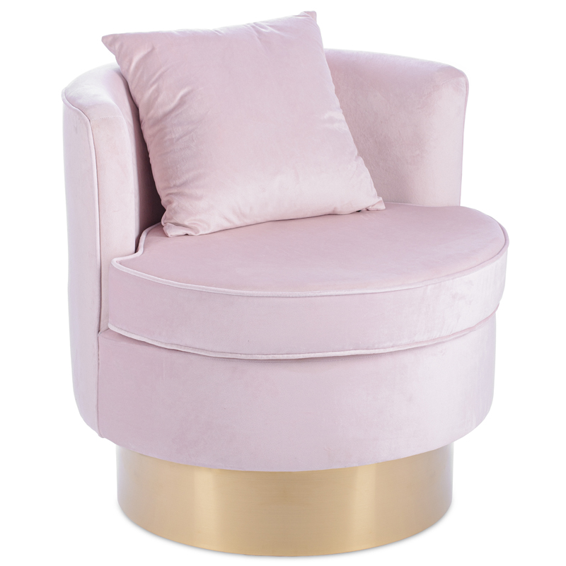Кресло Cathal Chair Golden Belt Розовый пастельный Золотой Кресло Cathal Chair Golden Belt Розовый пастельный Золотой в Твери | Loft Concept