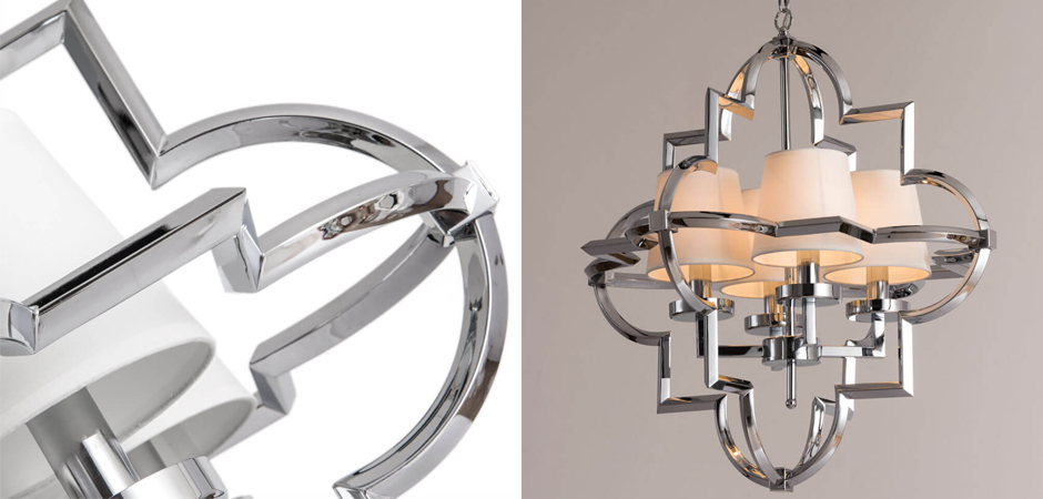 Люстра Lantern Rhombus Chromium Люстра Lantern Rhombus Chromium - Loft-Concept в Твери