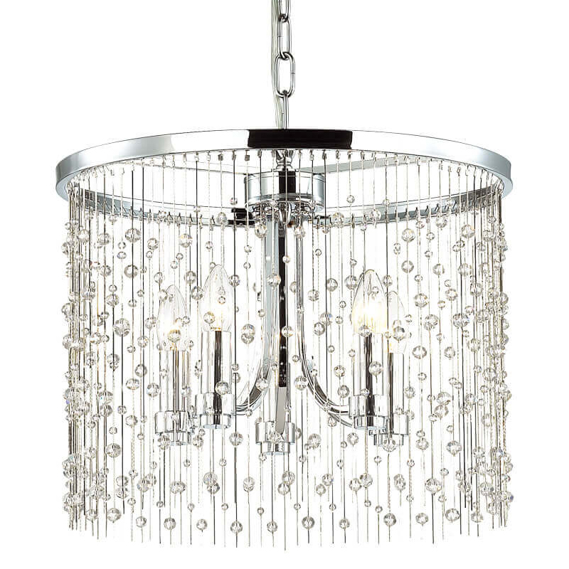 Люстра Hailstorm Rain Chandelier chrome Прозрачный (Transparent) Хром Люстра Hailstorm Rain Chandelier chrome Прозрачный (Transparent) Хром в Твери | Loft Concept